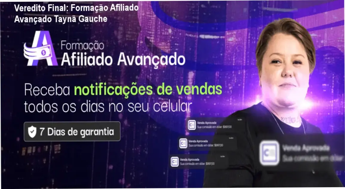 Análise detalhada da Formação Afiliado Avançado e Kit Fast Dólar de Taynã Gauche