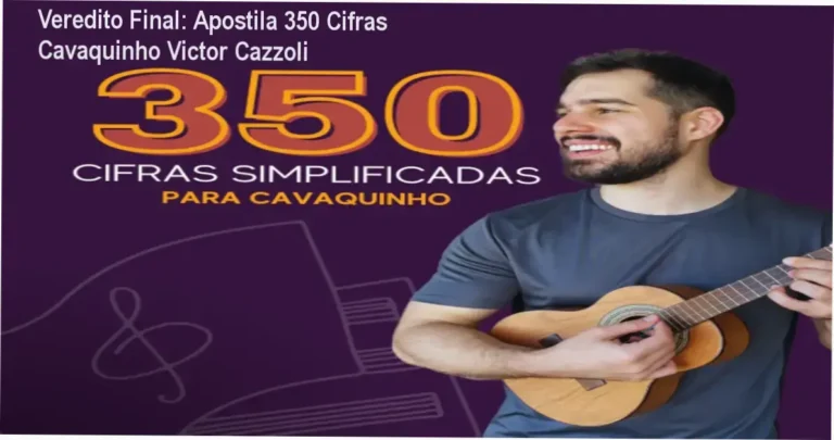 Apostila 350 Cifras para Cavaquinho de Victor Cazzoli mostrando o sistema de cifras em tabela