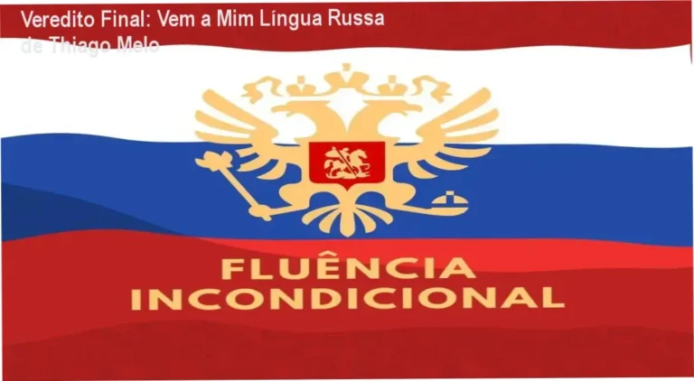 Detalhes da metodologia de ensino de língua russa do curso Vem a Mim de Thiago Melo