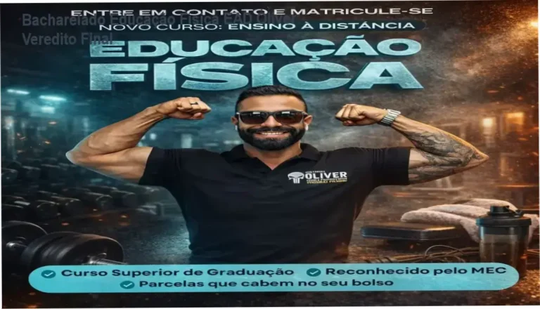 Bacharelado em Educação Física EAD Instituto Óliver: bastidores e funcionamento do curso online