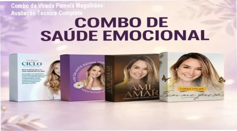 Infográfico detalhando os cursos de autoestima do Combo da Virada de Pamela Magalhães