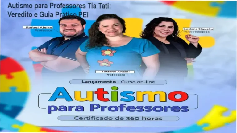 Professor aplicando materiais adaptados do curso Autismo para Professores Tia Tati em sala de aula