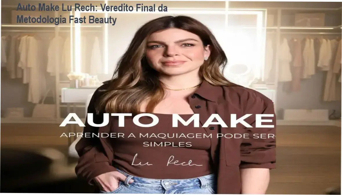 Mulher aplicando maquiagem seguindo a metodologia Fast Beauty do curso Auto Make