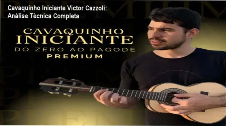 Cavaquinho Iniciante Victor Cazzoli: Análise Técnica Completa 1 Estudante praticando cavaquinho com o método do zero ao pagode de Victor Cazzoli