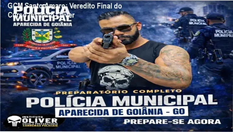 Material de estudo e preparação para o concurso da Guarda Municipal de Santo Amaro do Instituto Óliver