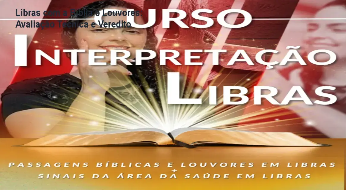 Professora Daylândia Moura Carvalho ensinando interpretação de Libras para contextos bíblicos e louvores