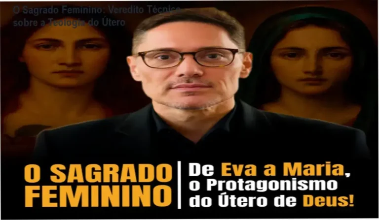O Sagrado Feminino: Veredito Técnico sobre a Teologia do Útero 5 Representação simbólica do Sagrado Feminino conectando a teologia de Eva e Maria