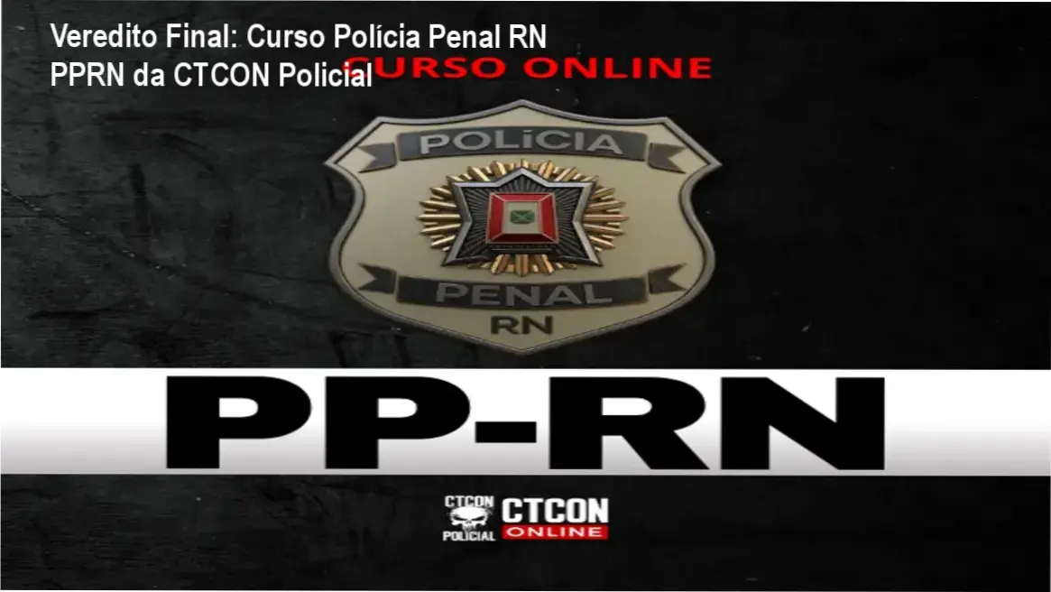 Estudante utilizando o curso preparatório da CTCON Policial para o concurso da Polícia Penal do RN