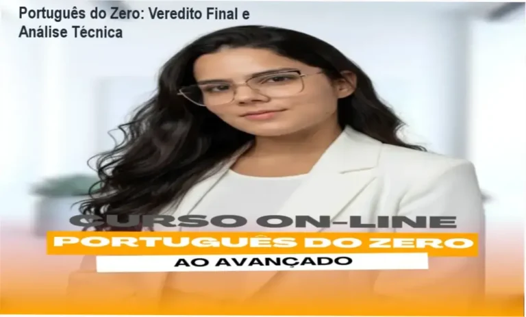 Interface do curso Português do Zero com foco em gramática para concursos