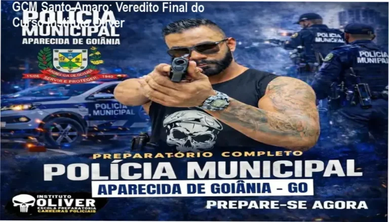 Material de estudo e preparação para o concurso GCM Santo Amaro do Instituto Óliver