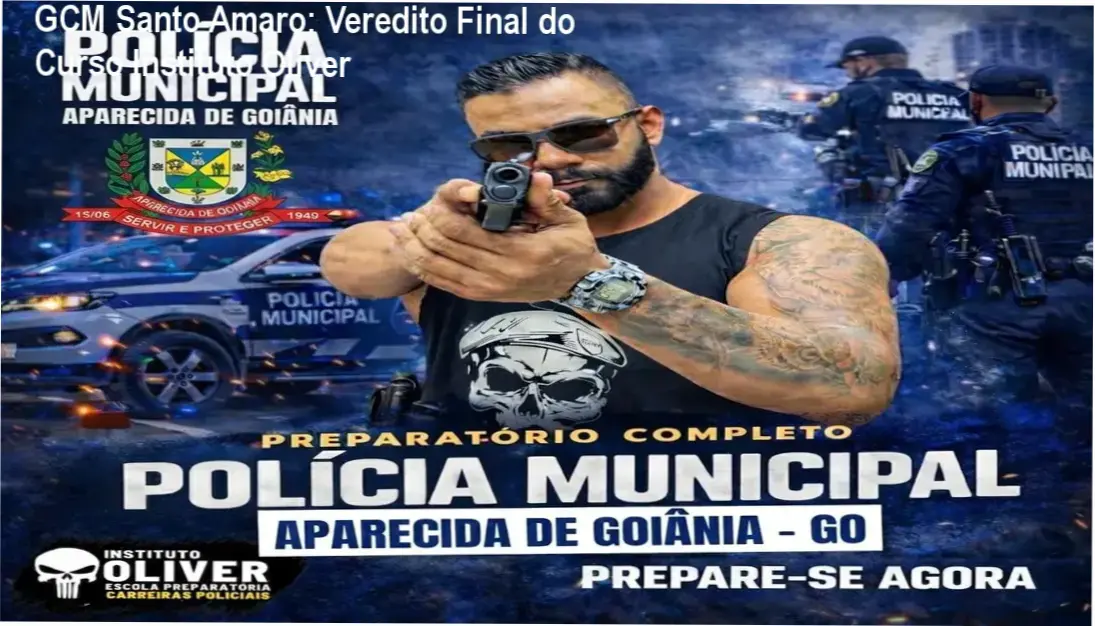 Material de estudo e preparação para o concurso GCM Santo Amaro do Instituto Óliver