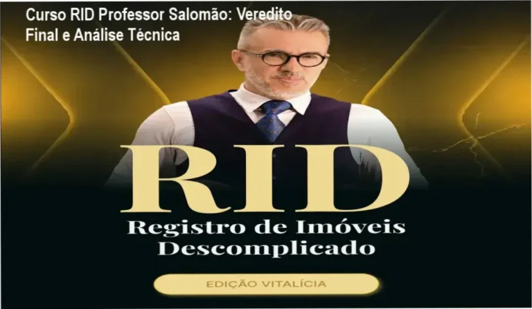 Interface do Curso Registro de Imóveis Descomplicado do Professor Marcos Salomão com materiais práticos