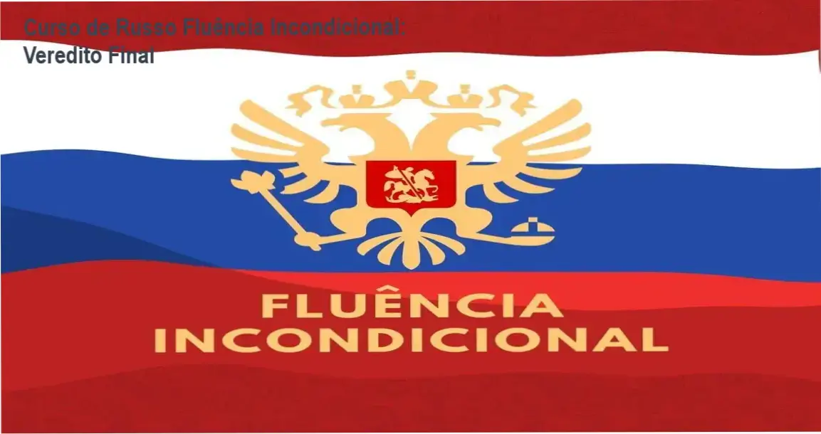 Interface do Curso de Russo Fluência Incondicional do professor Thiago Melo