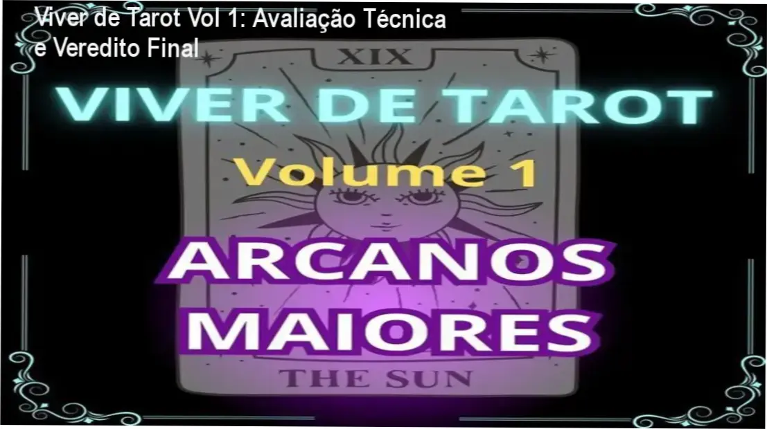 Cartas de Tarot Arcanos Maiores com material didático do curso Viver de Tarot