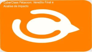 Interface da plataforma CyberClass Petaxxon com trilhas de aprendizado para monetização digital