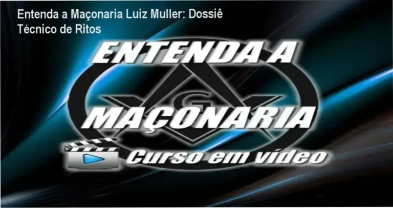 Entenda a Maçonaria Luiz Muller: Dossiê Técnico de Ritos 5 Representação de símbolos maçônicos e interface do curso Entenda a Maçonaria de Luiz Muller