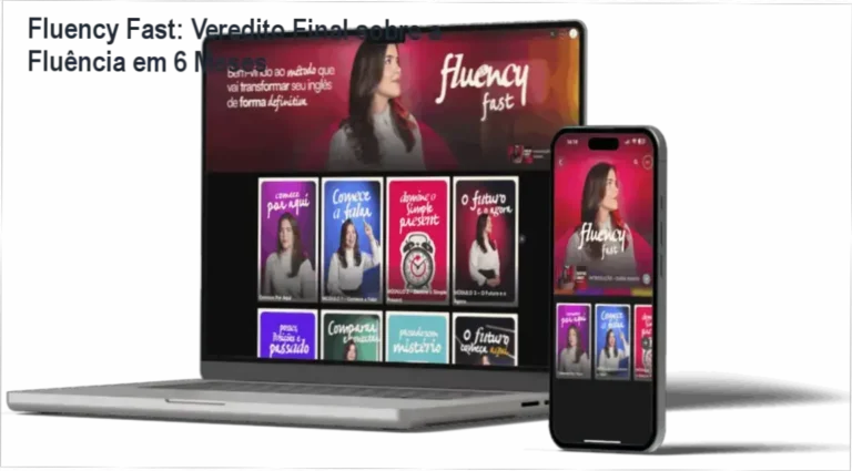 Fluency Fast: Veredito Final sobre a Fluência em 6 Meses 3 Estudante praticando conversação em inglês através do método Fluency Fast