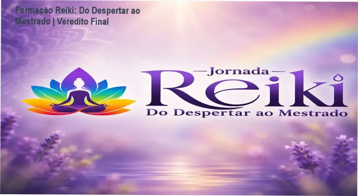 Certificado e módulos da Formação Reiki Do Despertar ao Mestrado com selo de credenciamento ABRATH