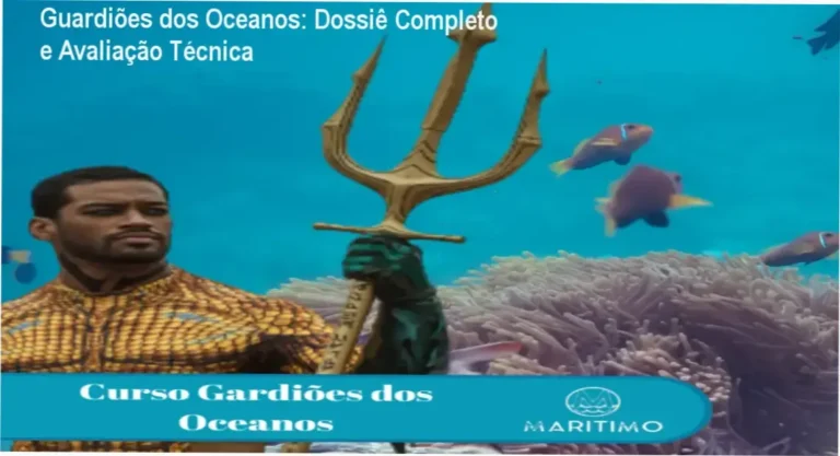 Guardiões dos Oceanos: Dossiê Completo e Avaliação Técnica 1 Especialista analisando o conteúdo do curso Guardiões dos Oceanos para conservação marinha
