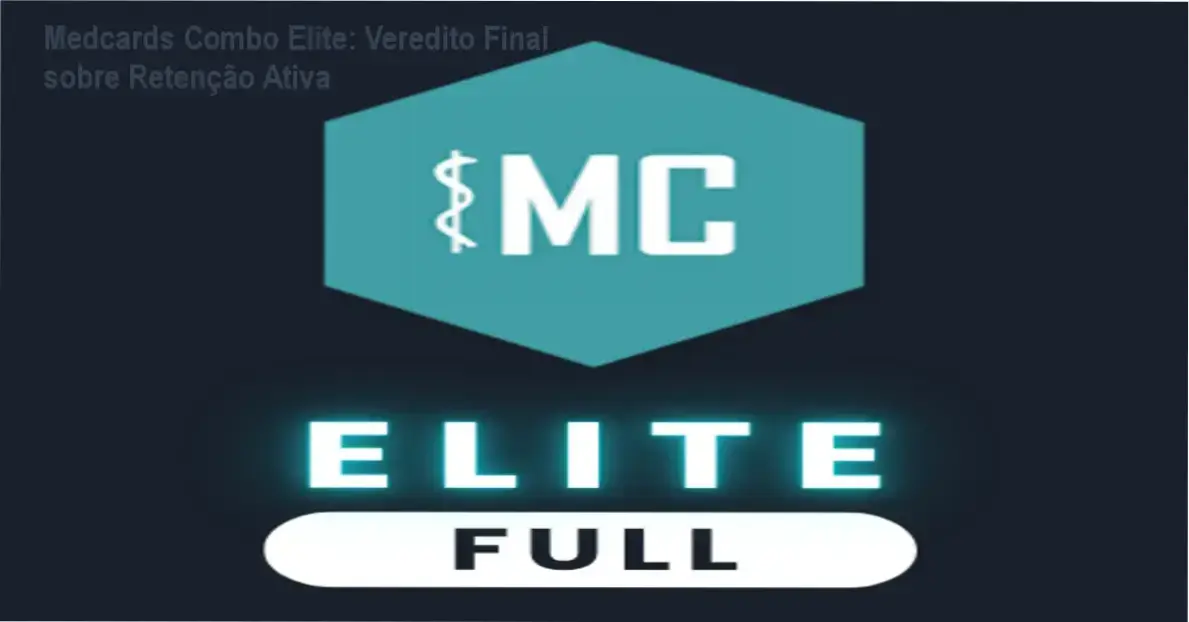 Medcards Combo Elite: Veredito Final sobre Retenção Ativa 1 Interface do Medcards Combo Elite com flashcards de medicina e algoritmo de repetição espaçada