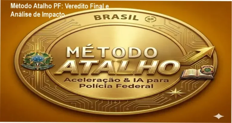 Método Atalho PF: Veredito Final e Análise de Impacto 2 Esquema tático da metodologia de Engenharia Reversa e IA do Método Atalho para Agente da PF