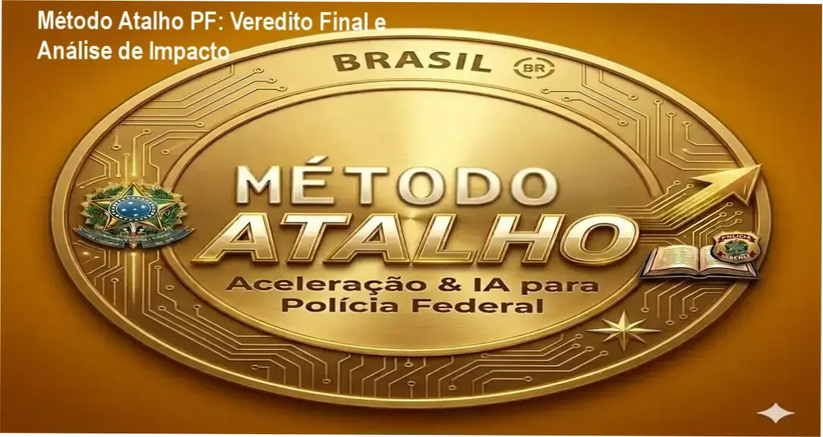 Método Atalho PF: Veredito Final e Análise de Impacto 1 Esquema tático da metodologia de Engenharia Reversa e IA do Método Atalho para Agente da PF