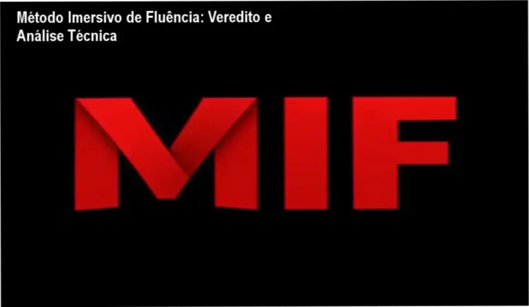 Método Imersivo de Fluência: Veredito e Análise Técnica 5 Tela do curso Método Imersivo de Fluência com foco em conversação e imersão linguística