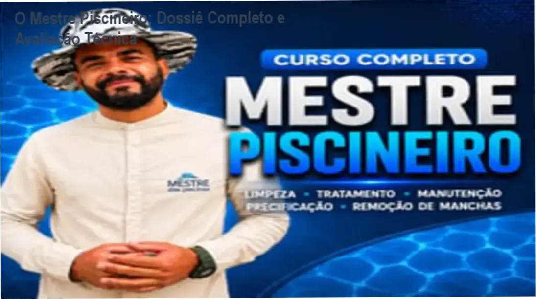 O Mestre Piscineiro: Dossiê Completo e Avaliação Técnica 1 Treinamento profissional O Mestre Piscineiro de Neldson Batista para manutenção de piscinas