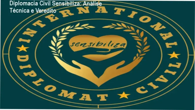 Diplomacia Civil Sensibiliza: Análise Técnica e Veredito 4 Diplomacia Civil Internacional Sensibiliza bastidores e funcionamento da mentoria
