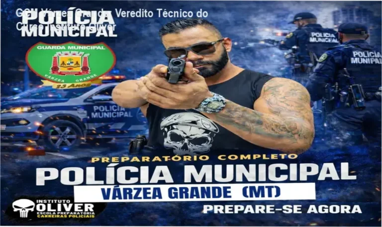 Material de estudo do Preparatório Completo Guarda Municipal de Várzea Grande do Instituto Óliver