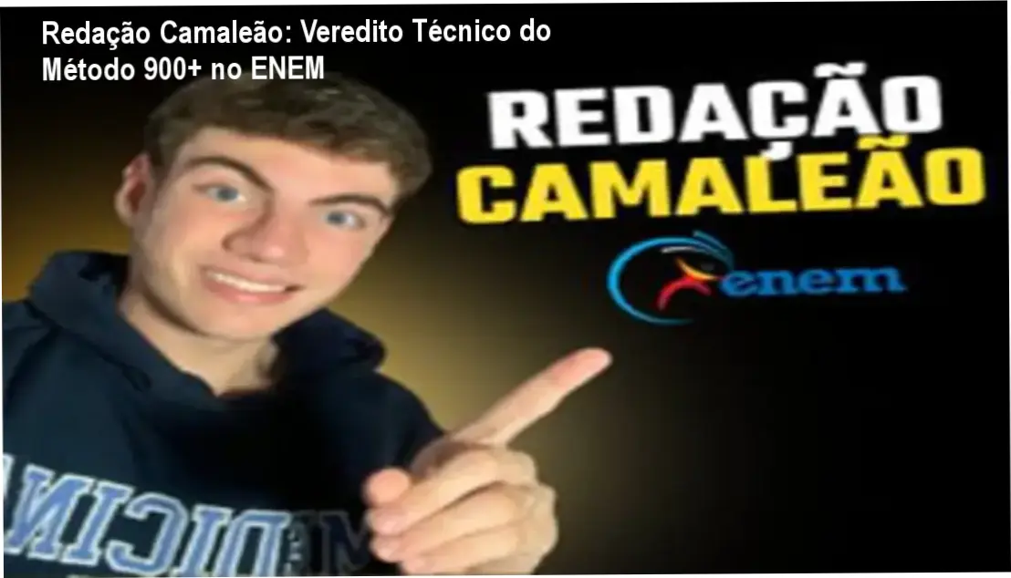 Interface da plataforma Redação Camaleão de Lucio Jacobelli para notas 900+ no ENEM