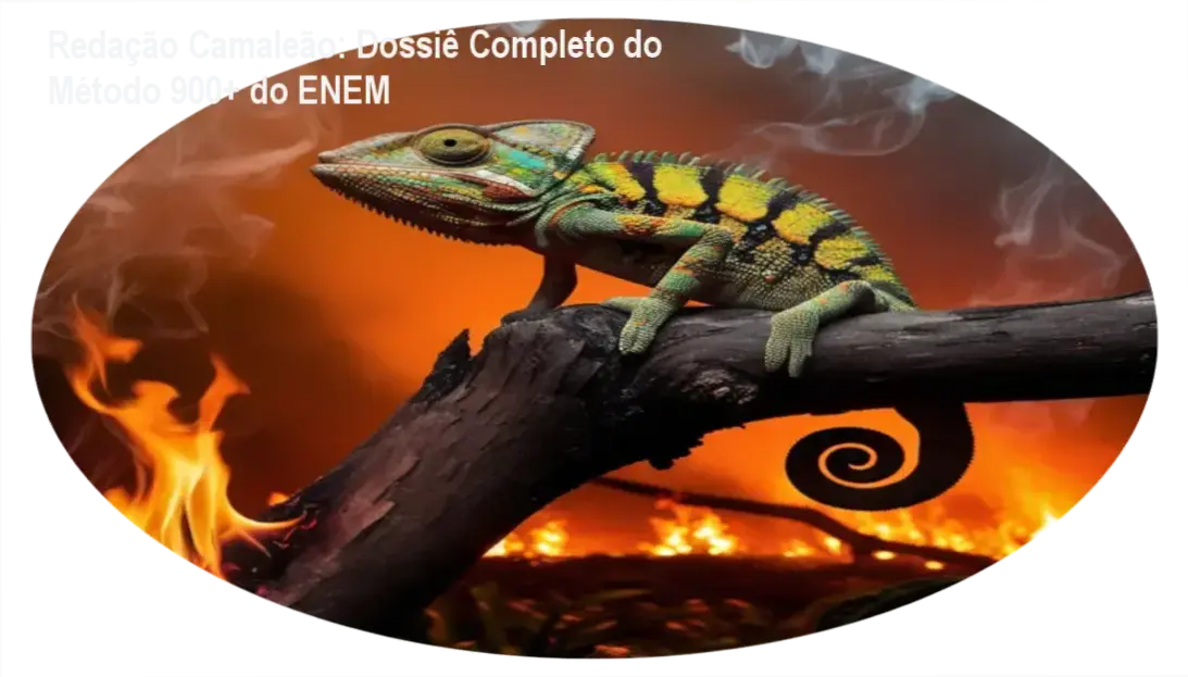 Esquema visual do método Redação Camaleão para alta pontuação no ENEM