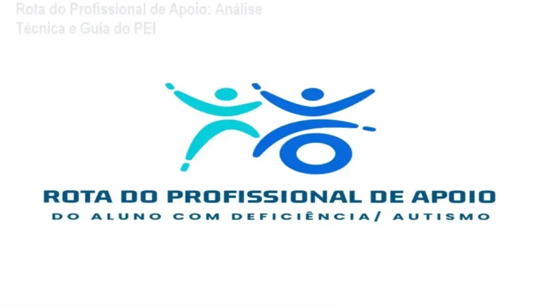 Rota do Profissional de Apoio: Análise Técnica e Guia do PEI 1 Profissional de apoio escolar estudando a elaboração de PEI e a lei de inclusão