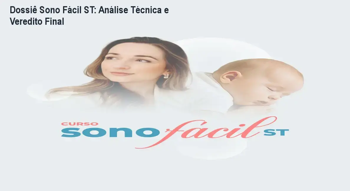 Dossiê Sono Fácil ST: Análise Técnica e Veredito Final 1 Dra. Dúnnia Baldissera e a estrutura do método Sono Fácil ST para sono infantil