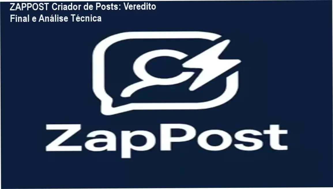 ZAPPOST Criador de Posts: Veredito Final e Análise Técnica 1 Interface do ZAPPOST Criador de Posts automatizando conteúdo para redes sociais via WhatsApp