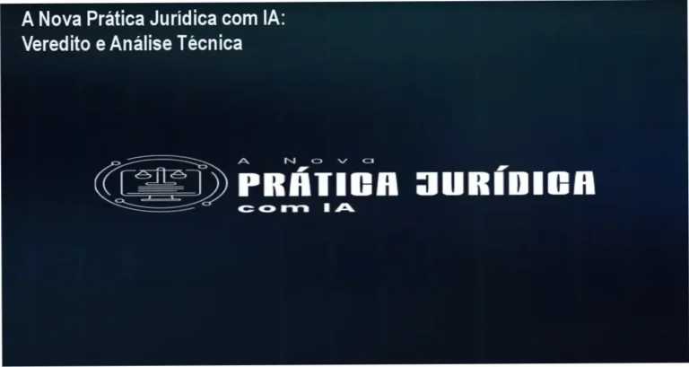 Interface de IA aplicada à redação de petições e análise processual no curso A Nova Prática Jurídica com IA