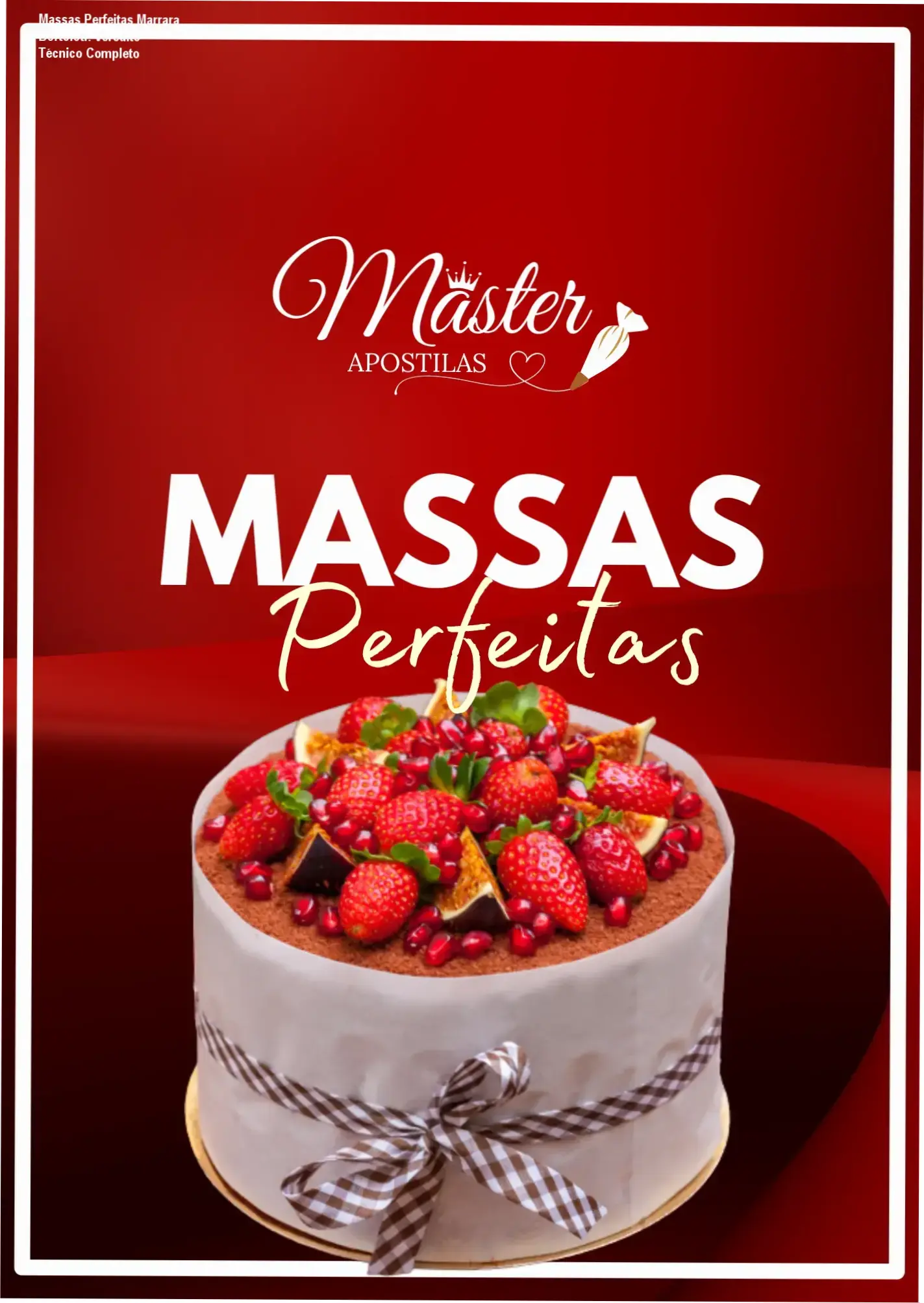 Exemplo de massas de bolos profissionais produzidas com a Apostila Massas Perfeitas da Marrara Bortoloti