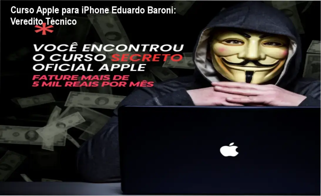 Eduardo Baroni apresentando a metodologia de manutenção de iPhones com manuais oficiais da Apple