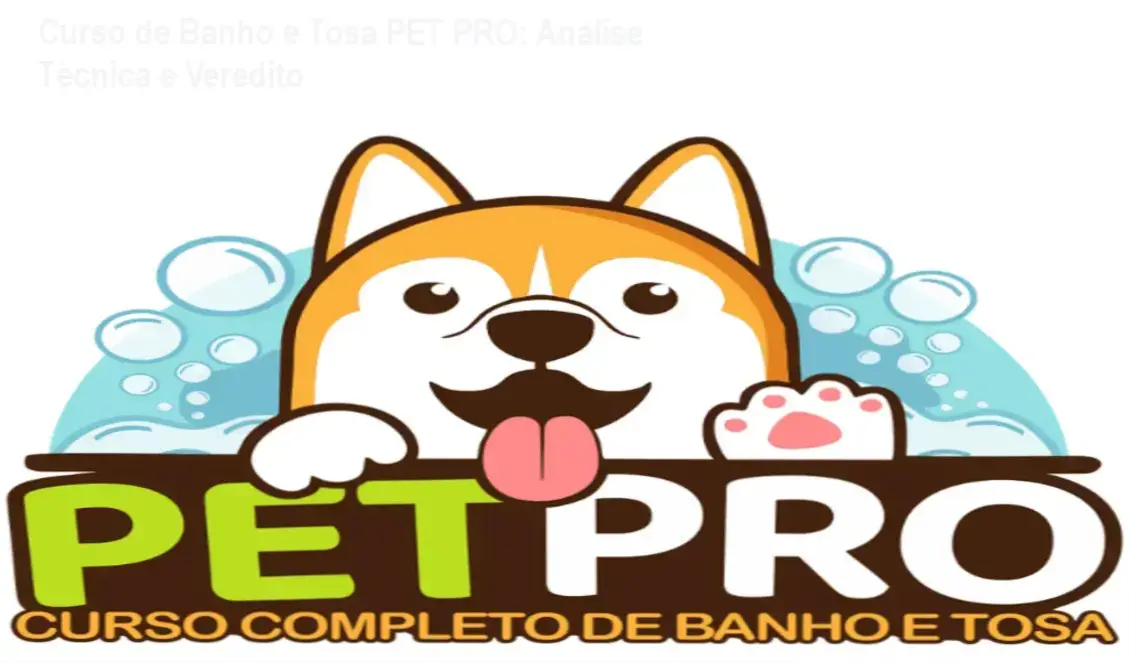 Estudante aplicando técnicas de banho e tosa profissional do Curso PET PRO