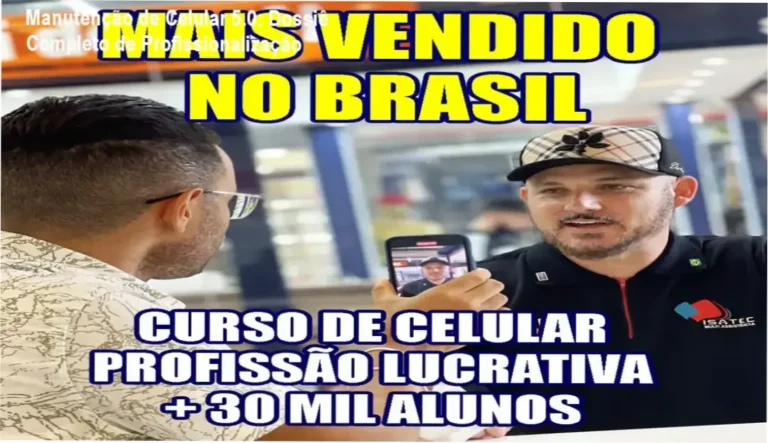 Especialista analisando ferramentas de bancada para manutenção de celulares Android e iPhone
