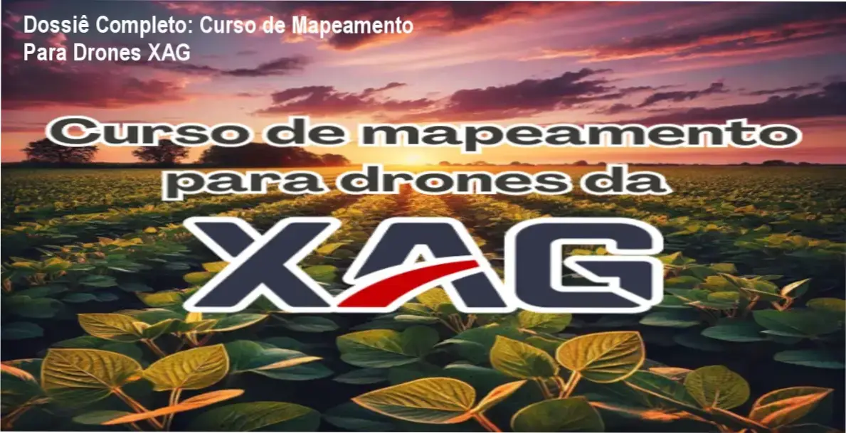 Dossiê Completo: Curso de Mapeamento Para Drones XAG 1 Eduardo dos Anjos demonstrando o mapeamento para drones de pulverização XAG no campo