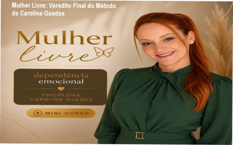 Mulher Livre: Veredito Final do Método de Caroline Guedes 5 Infográfico do método Mulher Livre da psicóloga Caroline Guedes para superação da dependência emocional