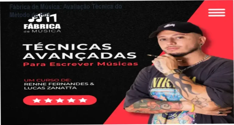 Curso Fábrica de Música de Renne Fernandes: visão interna da metodologia de composição