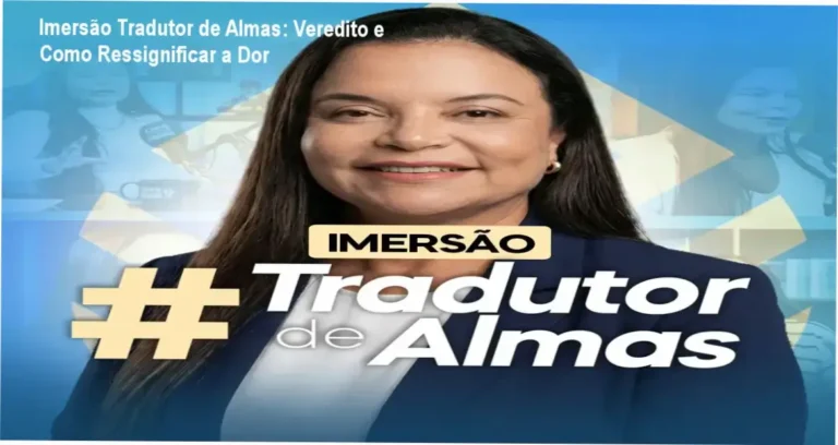 Imersão Tradutor de Almas: Veredito e Como Ressignificar a Dor 3 Dra. Andréa Vermont conduzindo a Imersão Tradutor de Almas para cura emocional