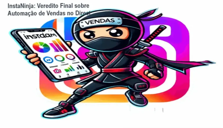 InstaNinja: Veredito Final sobre Automação de Vendas no Direct 1 Interface do InstaNinja automatizando respostas de comentários e envio de links no Direct do Instagram