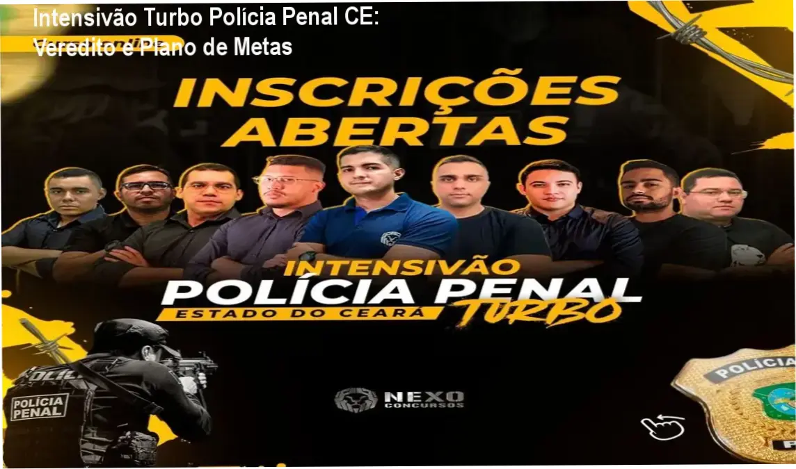 Intensivão Turbo Polícia Penal CE: Veredito e Plano de Metas 1 Estudante organizando cronograma de estudos do Intensivão Turbo Polícia Penal do Ceará