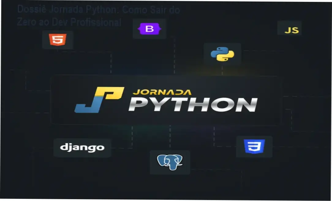Interface do curso Jornada Python com módulos de Django e APIs REST