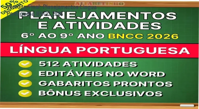 Veredito Final: Planejamentos Língua Portuguesa BNCC 2026 1 Língua Portuguesa BNCC 2026 da Alfabetinho: visão interna dos materiais e planejamentos