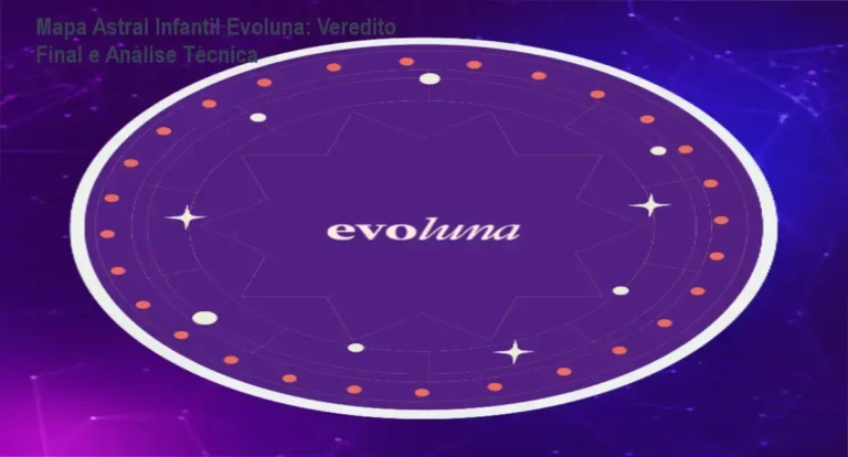 Representação de um mapa astral infantil personalizado da Evoluna para orientação parental