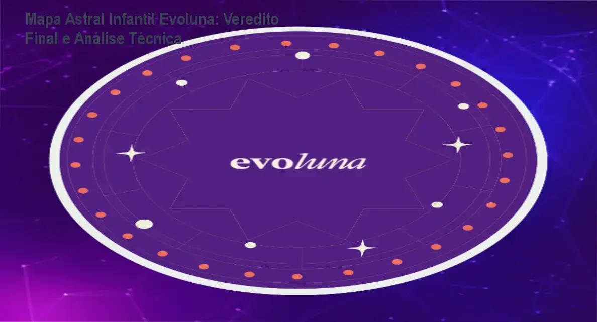 Mapa Astral Infantil Evoluna: Veredito Final e Análise Técnica 1 Representação de um mapa astral infantil personalizado da Evoluna para orientação parental